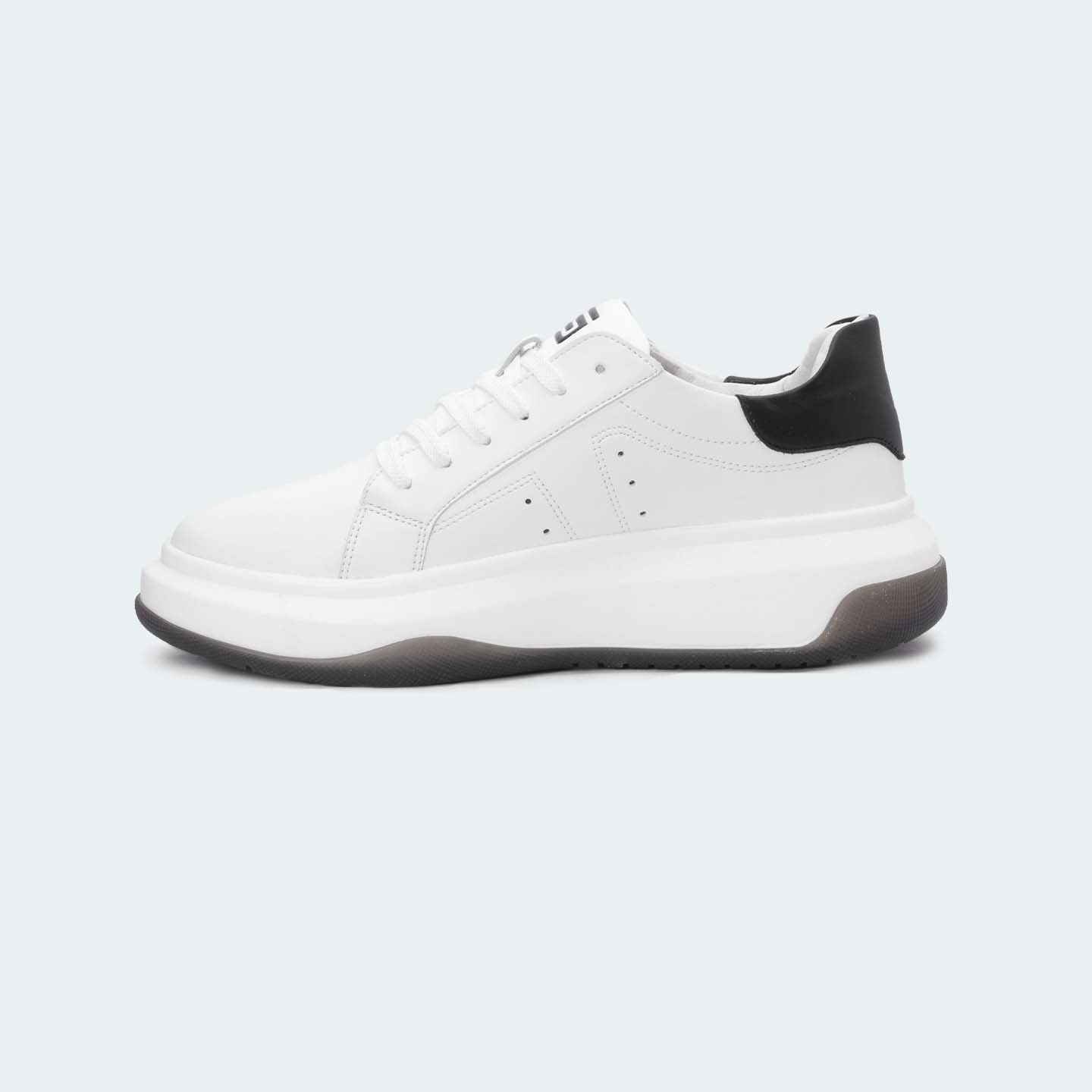 Caliber Shoes White Casual Sneakers For Women ( GWEN 599 )