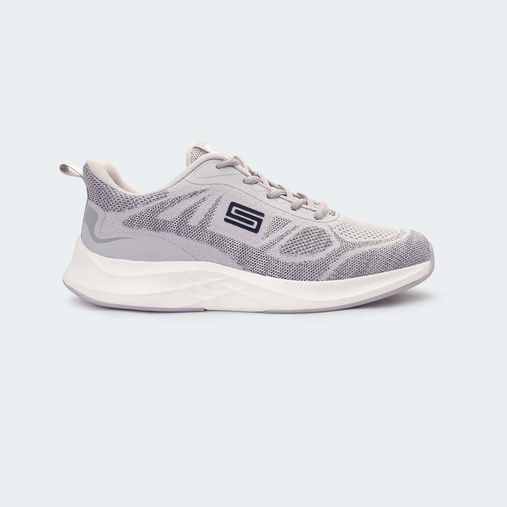 Caliber Shoes Lt-Grey Sport Shoes for Men (Kevin 733)