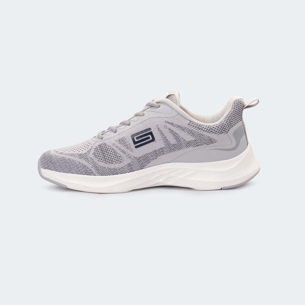 Caliber Shoes Lt-Grey Sport Shoes for Men (Kevin 733)