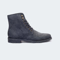 Caliber Shoes Black Lace Up Boots For Men (NICHOLAS A500R)