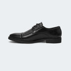 Caliber Shoes Black Formal Shoes for Men (VALOR T544C)