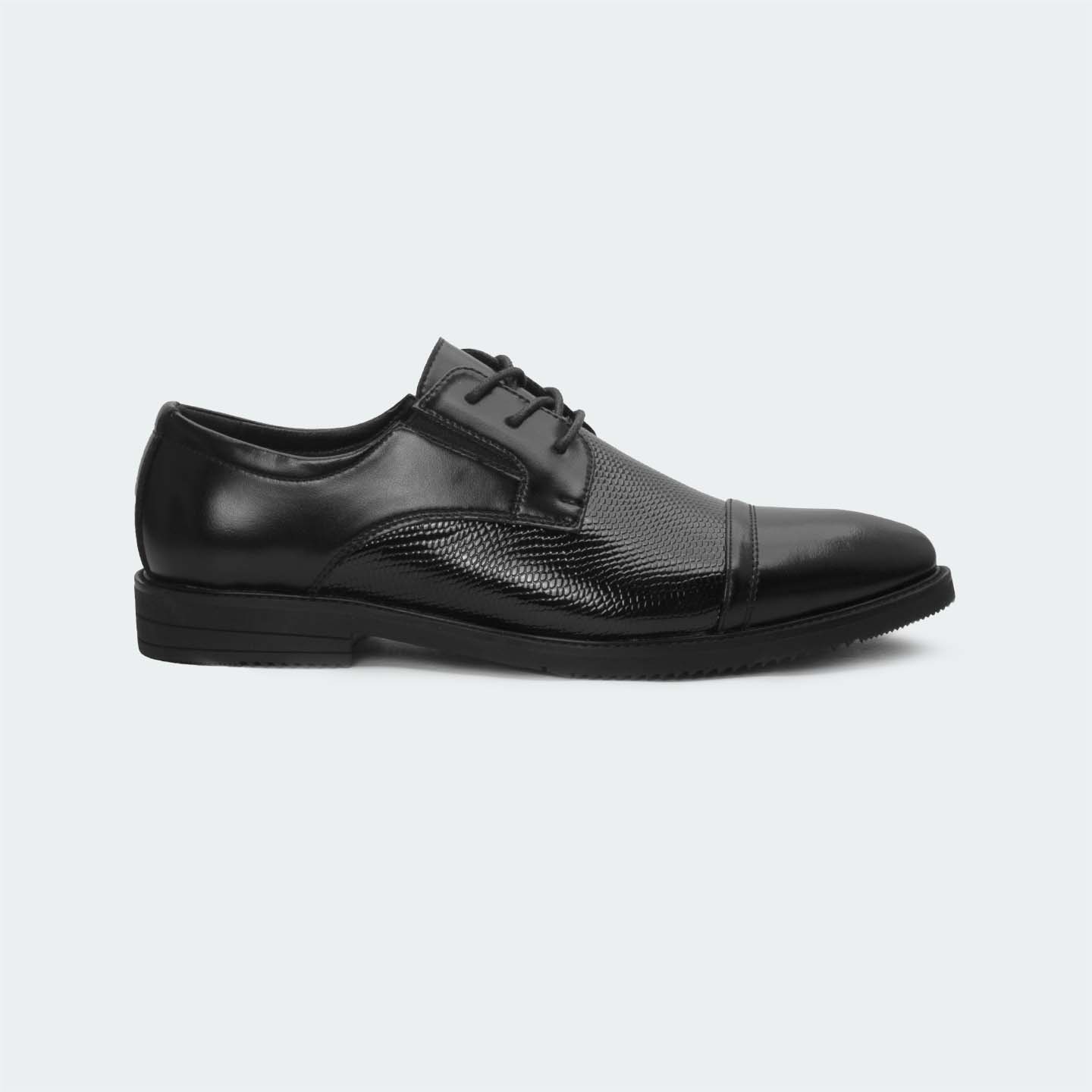 Black Formal Shoes for Men (VALOR T544C)