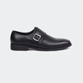 Caliber Shoes Black Penny Formal Shoes for Men (LEOPOLD T686G)