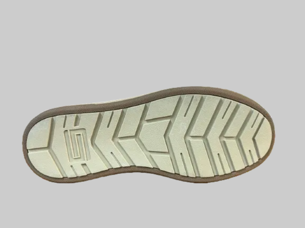 Caliber Shoes Fossil Cream Sneakers for Women (JULIO 563.W)