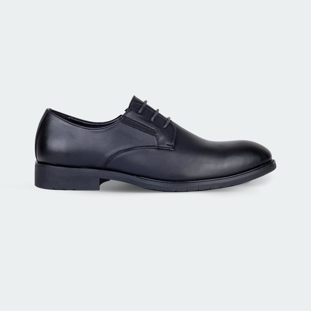 Caliber Shoes Black Lace Up Formal Shoes for Men (CLAUDE Y542C)