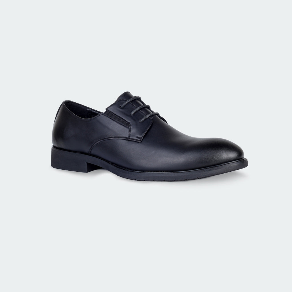 Caliber Shoes Black Lace Up Formal Shoes for Men (CLAUDE Y542C)