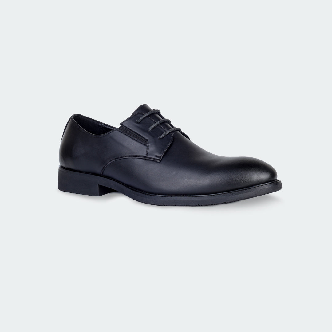 Caliber Shoes Black Lace Up Formal Shoes for Men (CLAUDE Y542C)
