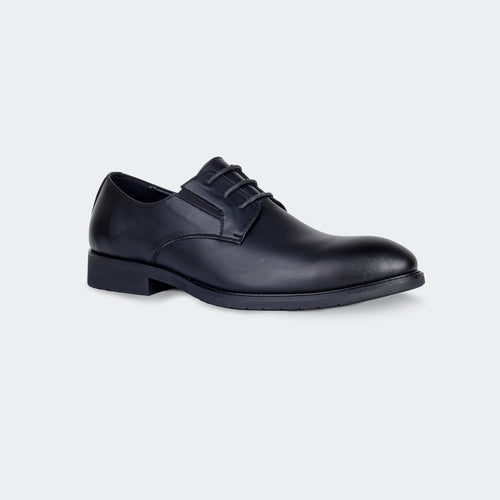 Caliber Shoes Black Lace Up Formal Shoes for Men (CLAUDE Y542C)