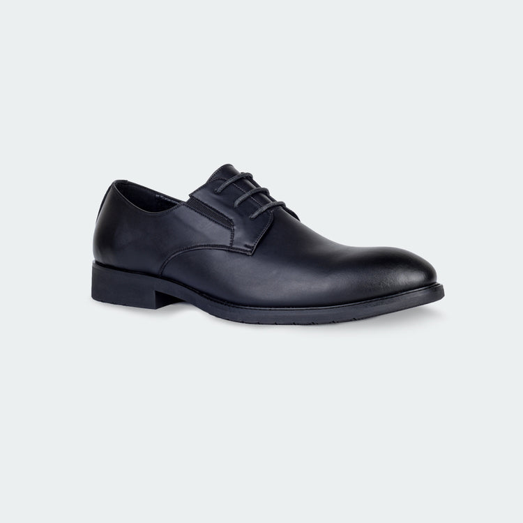 Caliber Shoes Black Lace Up Formal Shoes for Men (CLAUDE Y542C)