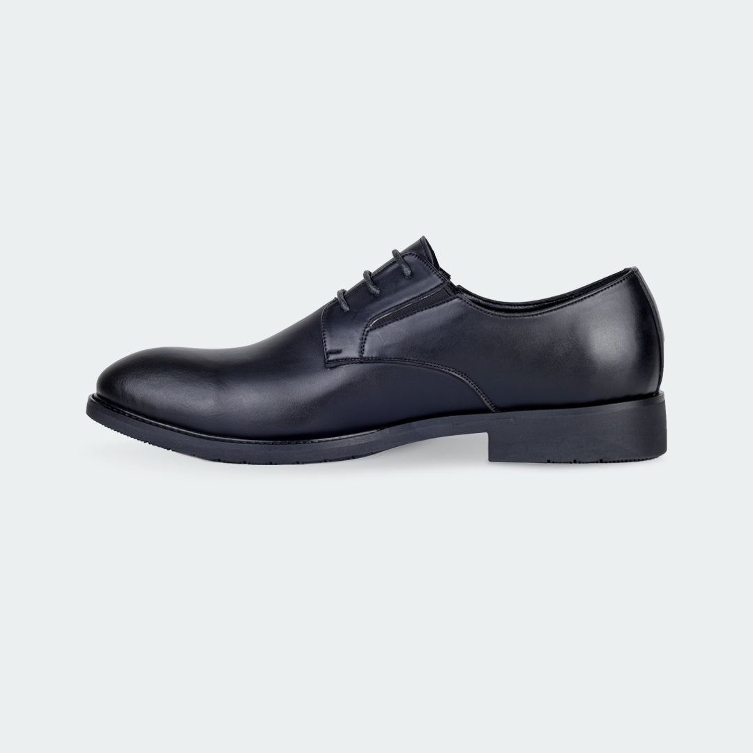 Caliber Shoes Black Lace Up Formal Shoes for Men (CLAUDE Y542C)