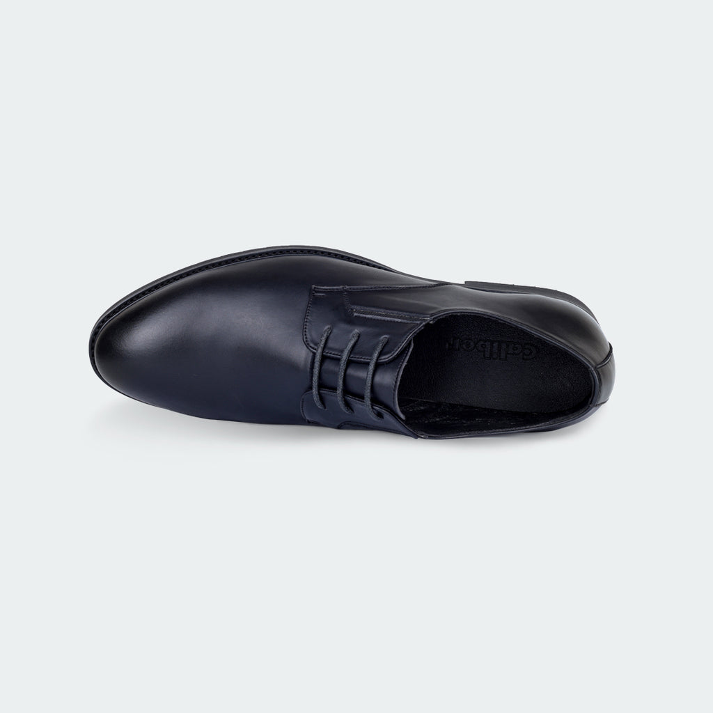 Caliber Shoes Black Lace Up Formal Shoes for Men (CLAUDE Y542C)