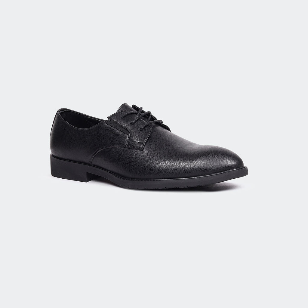 Caliber Shoes Black Lace Up Formal Shoes for Men (CLAUDE Y542G)