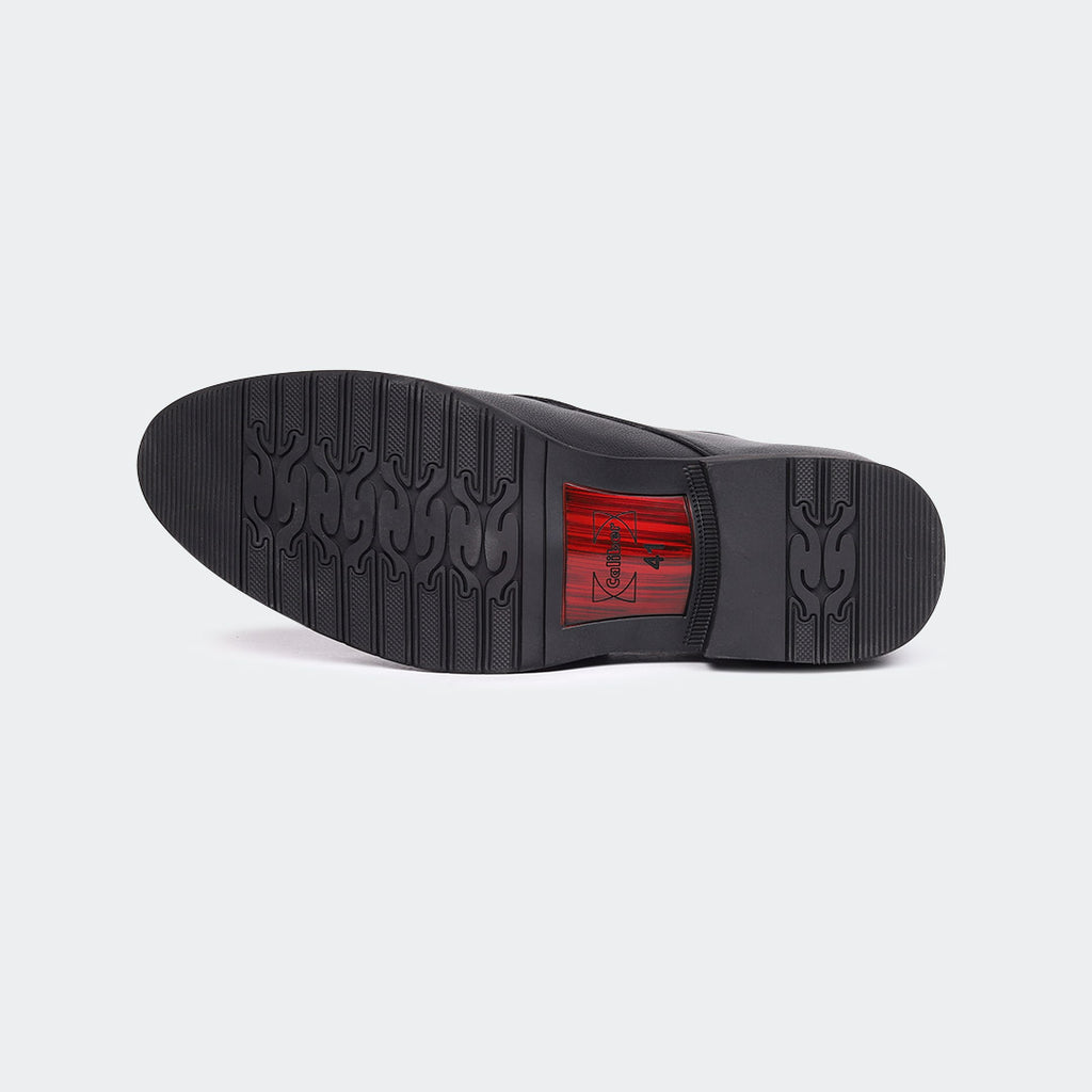 Caliber Shoes Black Lace Up Formal Shoes for Men (CLAUDE Y542G)