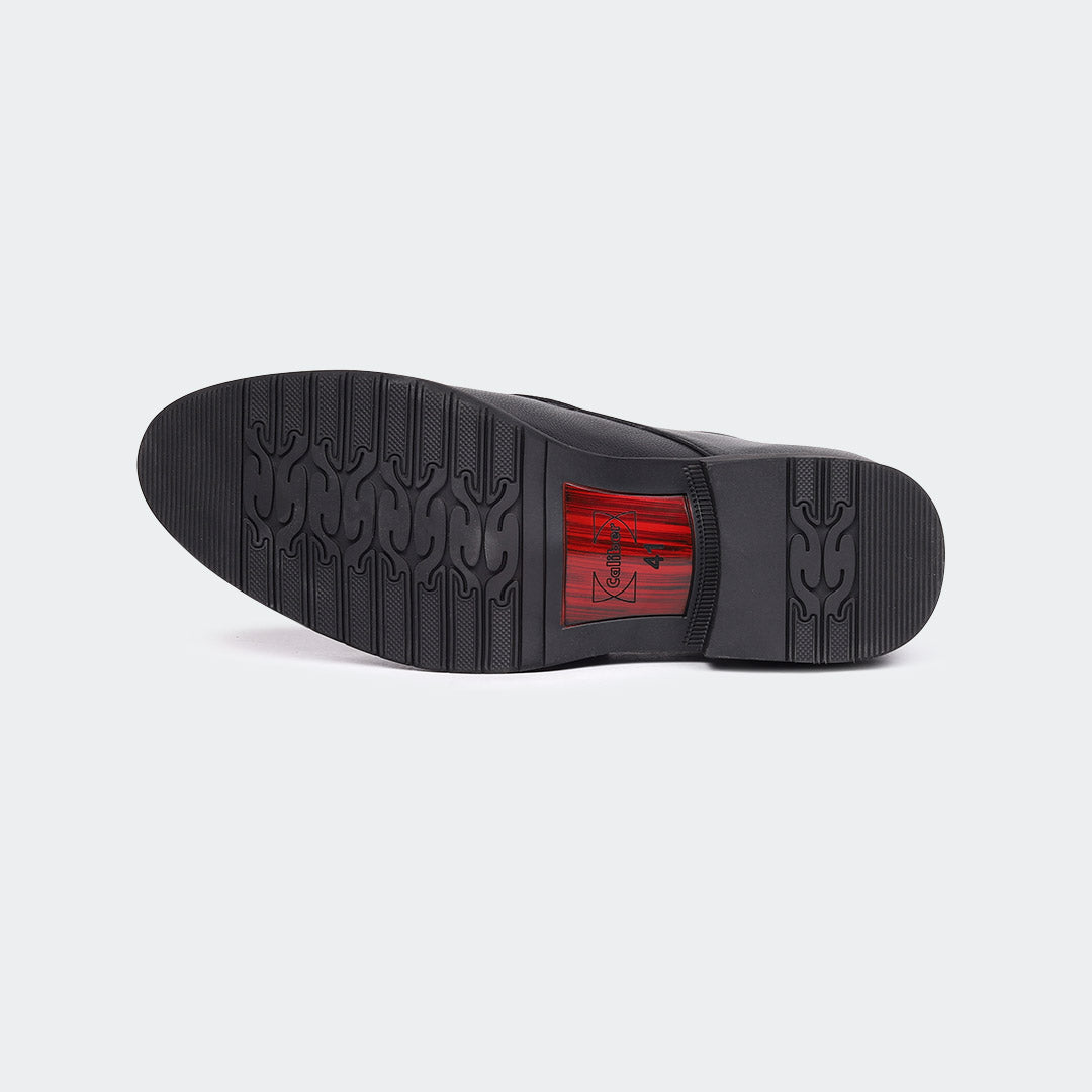 Caliber Shoes Black Lace Up Formal Shoes for Men (CLAUDE Y542G)