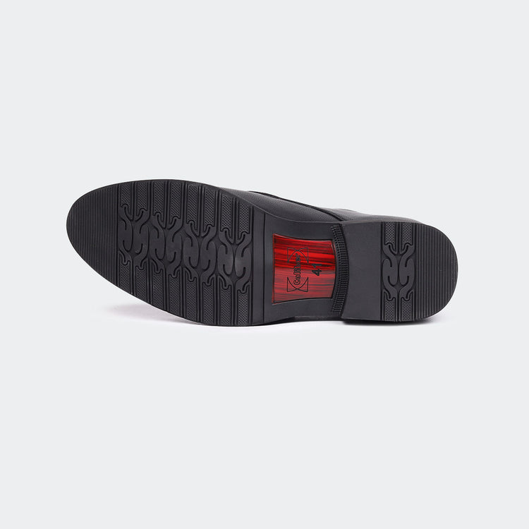 Caliber Shoes Black Lace Up Formal Shoes for Men (CLAUDE Y542G)