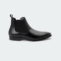 Caliber Shoes Black Chelsea Boots for Men (HAWK B481.SN)