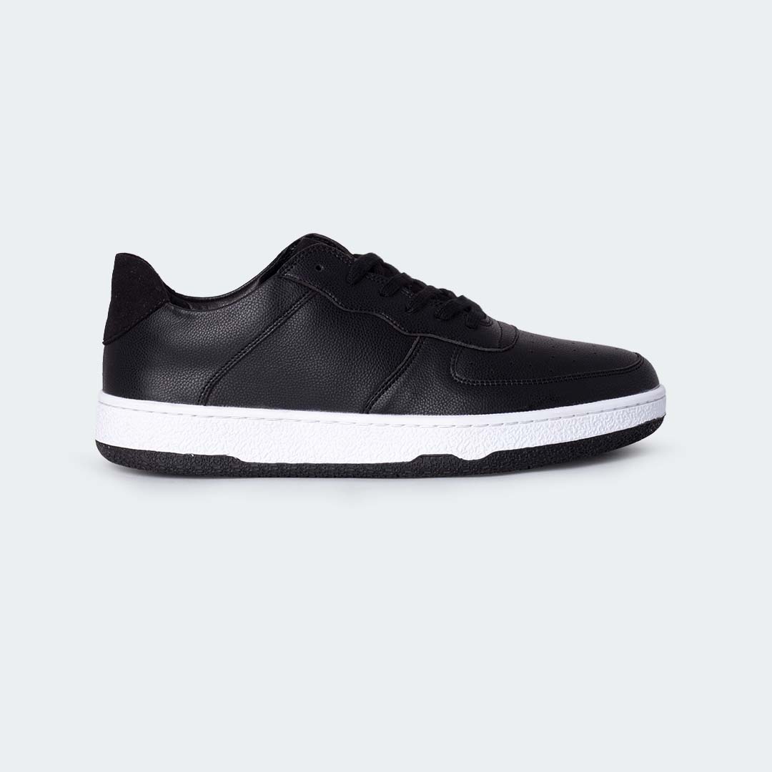 BLAKE 695G black sneaker for men, outer side profile