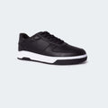 Black Casual Sneakers for Men (LEWIS 692S) - Caliber Shoes