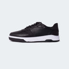 Black Casual Sneakers for Men (LEWIS 692S) - Caliber Shoes