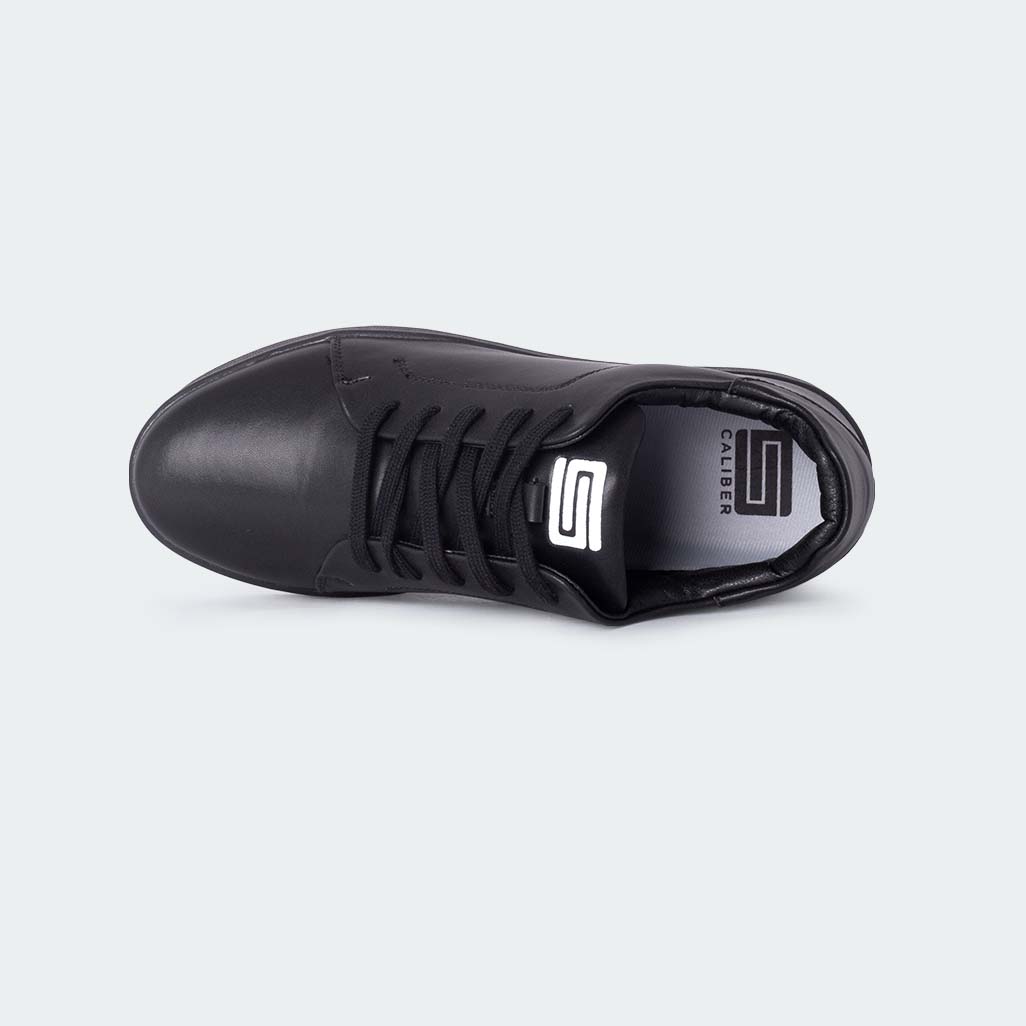 Caliber Shoes Black Casual Sneakers for Women (Toby 996) - Caliber Shoes