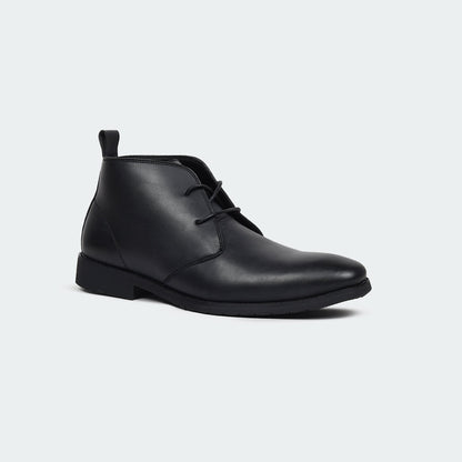 Caliber Shoes Black Chukka Boot for Men (T672C OSPREY)