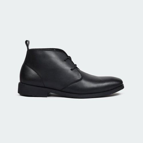 Caliber Shoes Black Chukka Boot for Men (T672C OSPREY) - Caliber Shoes