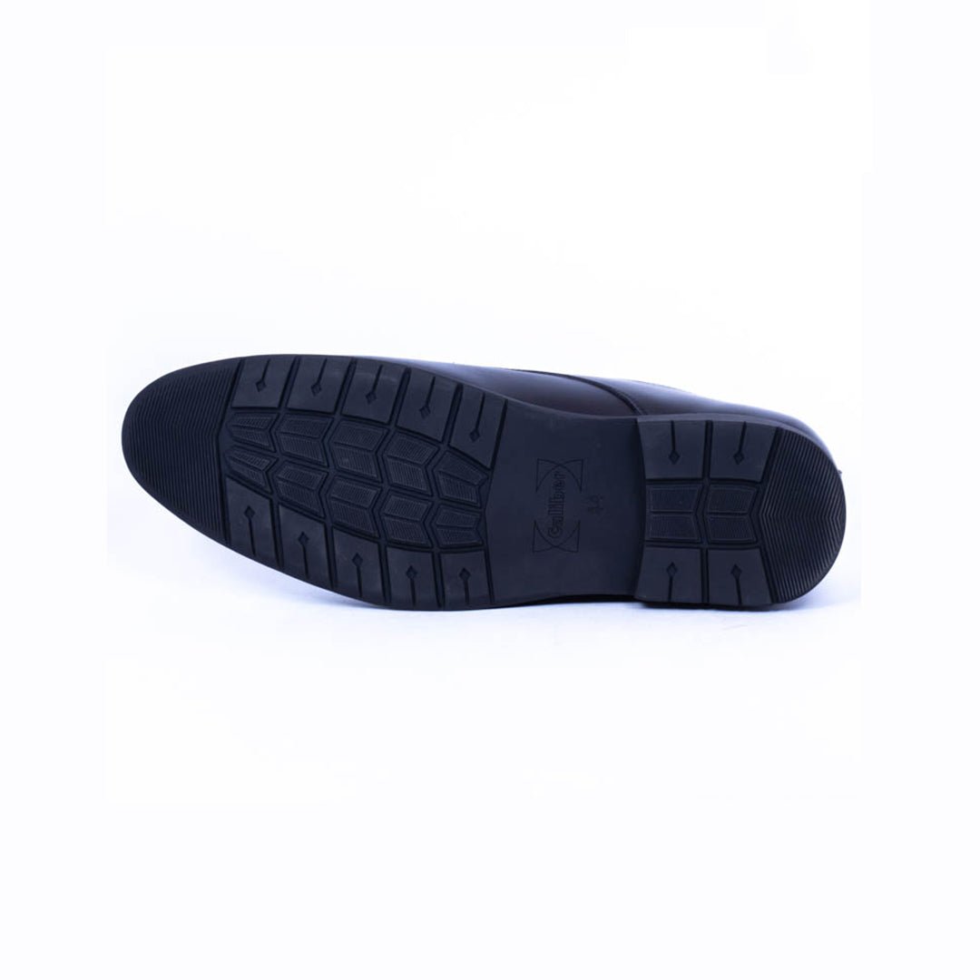 Caliber Shoes Black Lace Up Formal Shoes for Men (A 418 C) - Caliber Shoes