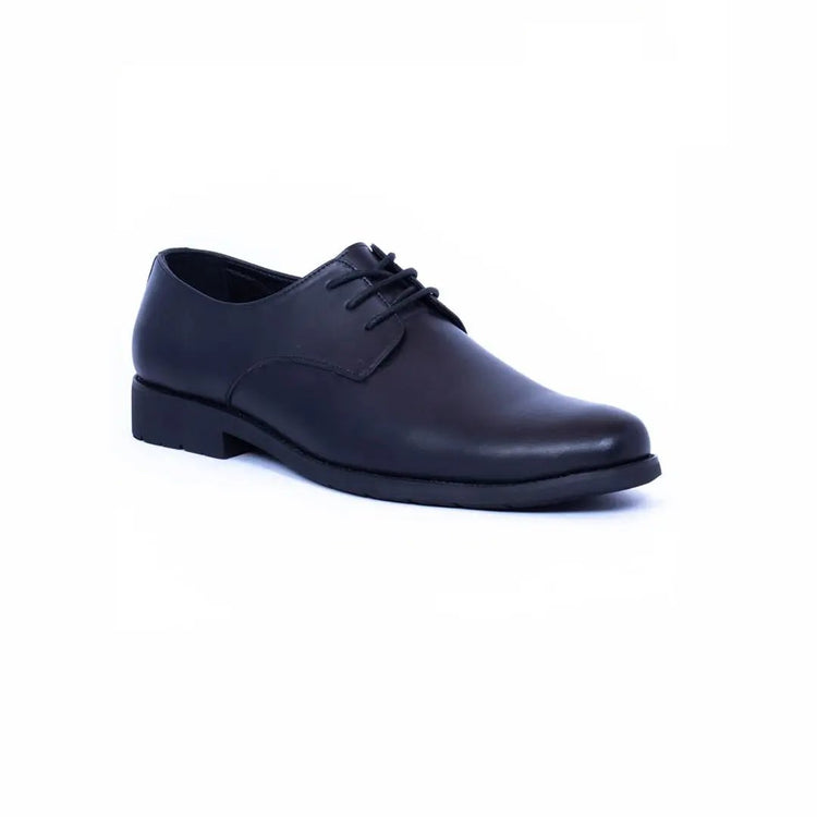 Caliber Shoes Black Lace Up Formal Shoes for Men (A 418 C) - Caliber Shoes