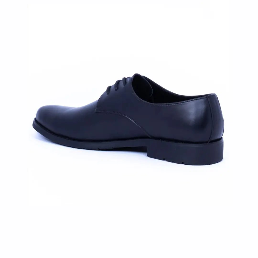 Caliber Shoes Black Lace Up Formal Shoes for Men (A 418 C) - Caliber Shoes