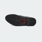 Caliber Shoes Black Penny Formal Shoes for Men (Y543C) - Caliber Shoes