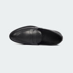 Caliber Shoes Black Penny Formal Shoes for Men (Y543C) - Caliber Shoes