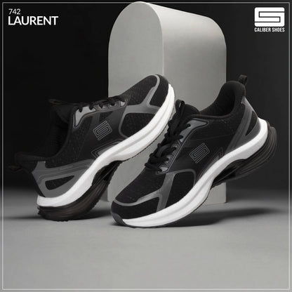 Caliber Shoes Black Sport Shoes for Men/Women (Laurent 742) - Caliber Shoes
