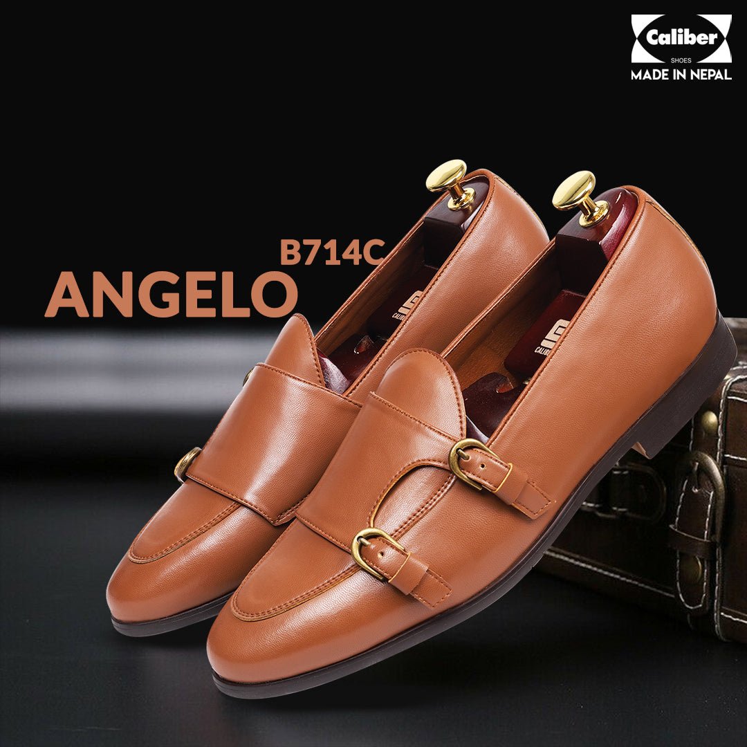 Caliber Shoes CFR Penny Loafers for Men (ANGELO B714C) - Caliber Shoes
