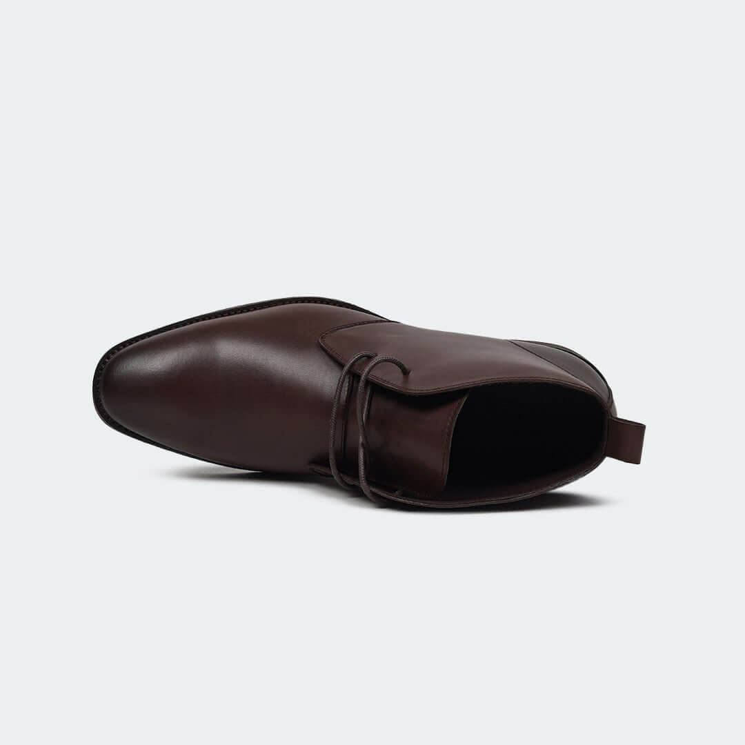 Caliber Shoes Coffee Chukka Boot for Men (T672C OSPREY) - Caliber Shoes