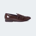 Caliber Shoes Coffee Formal Shoes For Men ( ANGELO B714SNY ) - Caliber Shoes