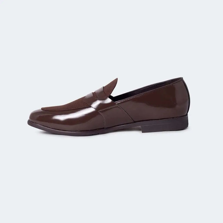 Caliber Shoes Coffee Formal Shoes for Men (CARTER B683SNY/SR) - Caliber Shoes