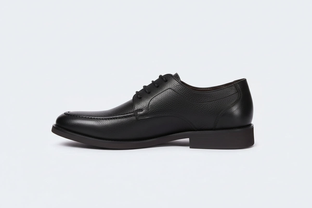 Caliber Shoes Coffee Lace Up Formal Shoes for Men (ALBERT A537G) - Caliber Shoes