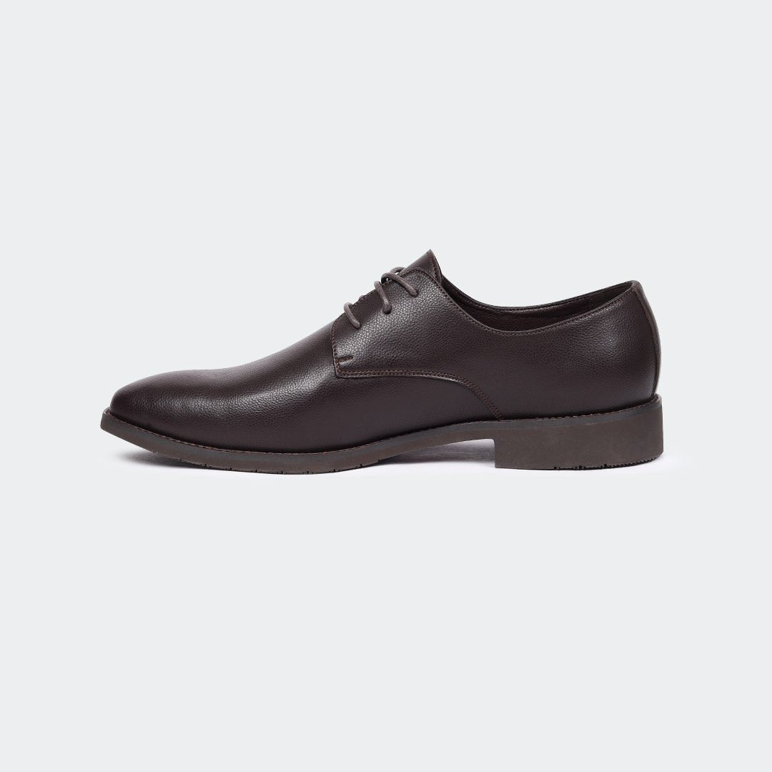 Caliber Shoes Coffee Lace Up Formal Shoes for Men (RICHARD T664G)