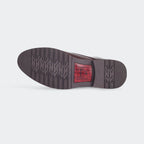 Caliber Shoes Coffee Lace Up Formal Shoes for Men (Y542C)