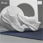 Caliber Shoes Light Grey Sport Shoes For Women/Men (Skyler 740) - Caliber Shoes