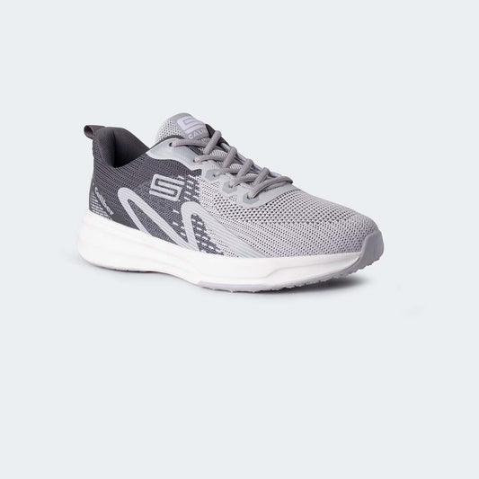 Caliber Shoes Lt - Grey Sport Shoes For Men & Women (Rory 736) - Caliber Shoes