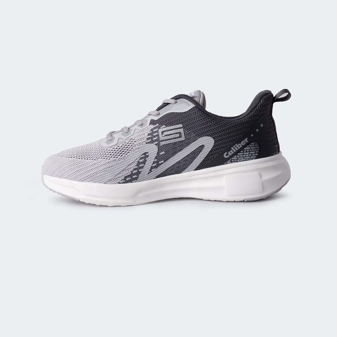Caliber Shoes Lt - Grey Sport Shoes For Men & Women (Rory 736) - Caliber Shoes
