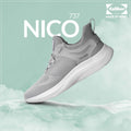 Caliber Shoes LT Grey Sport Shoes for Women (Nico 737) - Caliber Shoes
