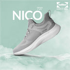 Caliber Shoes LT Grey Sport Shoes for Women (Nico 737) - Caliber Shoes