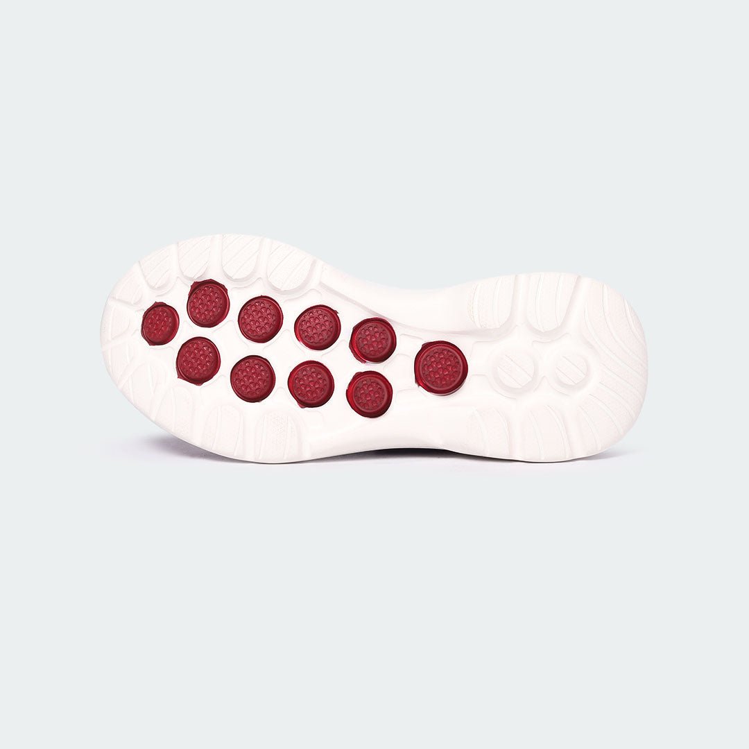 Caliber Shoes Maroon Sport Shoes For Women (FLORA 788) - Caliber Shoes