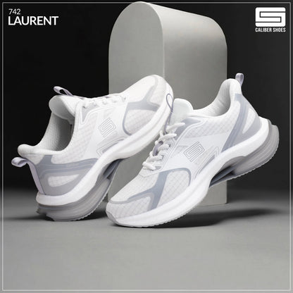 Caliber Shoes White Sport Shoes for Men/Women (Laurent 742) - Caliber Shoes