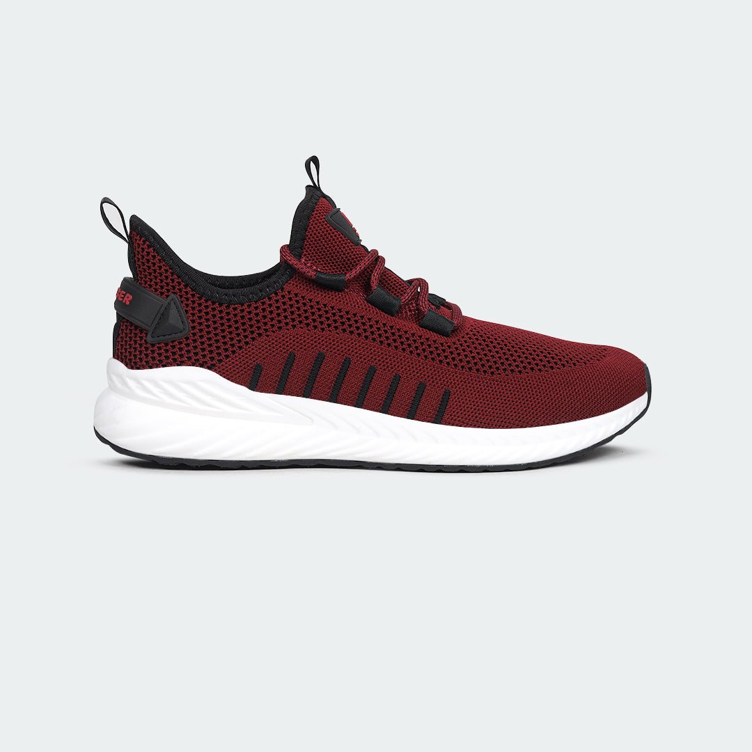 Caliber Sport Shoes Maroon For Men ( BOLT 806) - Caliber Shoes
