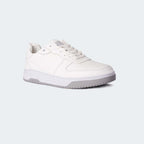 White/Grey Casual Sneakers for Men (LEWIS 692S) - Caliber Shoes